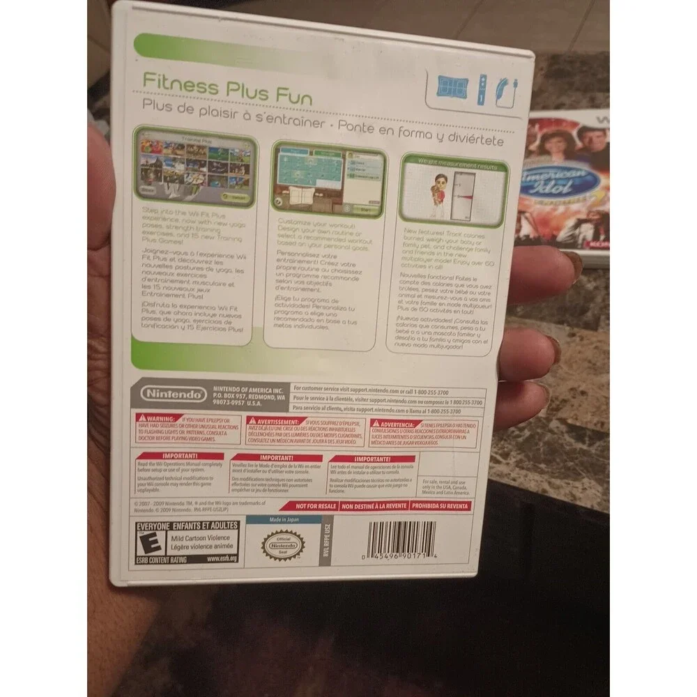 Wii Fit Plus (Nintendo Wii, 2009) Complete